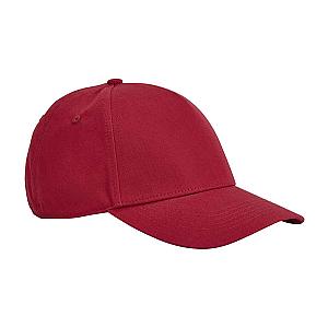 Beechfield EarthAware® Classic Organic Cotton 5 Panel Cap - Classic Red
