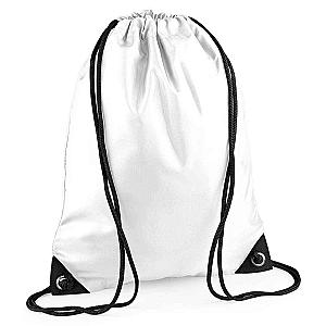 BagBase Premium Gymsac - White