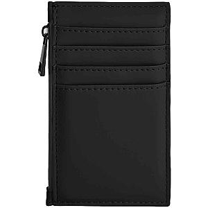 BagBase Matte PU Card Holder - Black