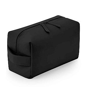 BagBase Matte PU Toiletry/Accessory Case - Black