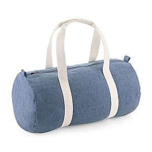 BagBase Denim Barrel Bag - Light Denim