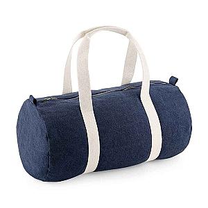 BagBase Denim Barrel Bag - Denim Blue