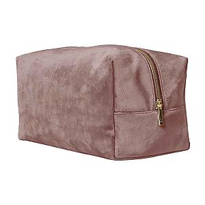 BagBase Velvet Toiletry/Accessory Case - Rose Quartz