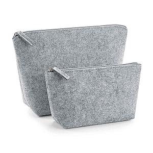 BagBase Felt Accessory Bag - Grey Melange