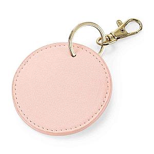 BagBase Boutique Circular Key Clip - Soft Pink