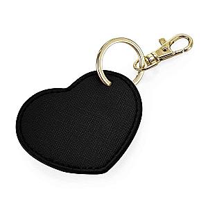 BagBase Boutique Heart Key Clip - Black