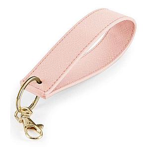 BagBase Boutique Wristlet Key Ring - Soft Pink