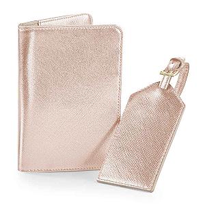 BagBase Boutique Travel Set - Rose Gold