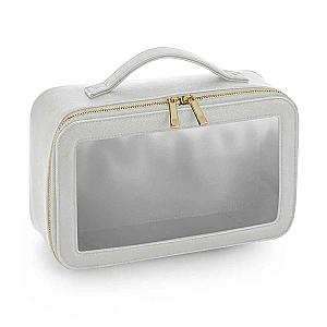 BagBase Boutique Clear Window Travel Case - Soft Grey