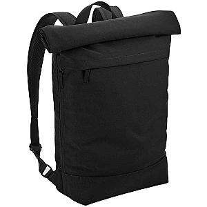 BagBase Simplicity Roll-Top Backpack - Black