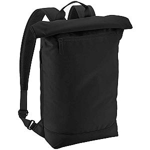 BagBase Simplicity Roll-Top Backpack Lite - Black