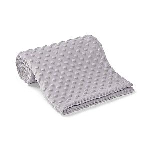 Brand Lab Minky Fleece Blanket - Silver Grey