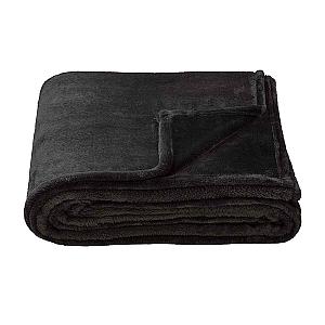 Brand Lab Extra Large Plush Fleece Blanket - Black