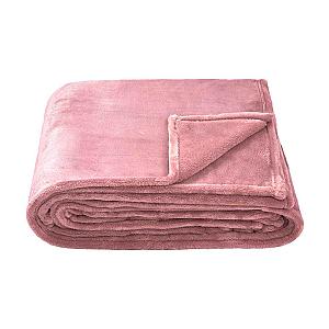 Brand Lab Extra Large Plush Fleece Blanket - Blush Pink