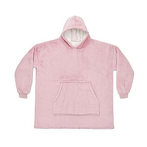 Brand Lab Oversized Hooded Blanket - Blush Pink