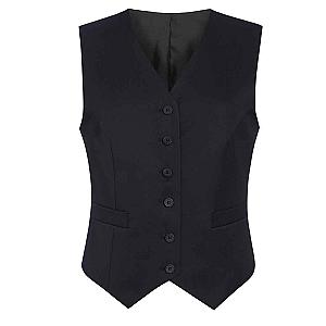 Brook Taverner Ladies Concept Omega Waistcoat - Black