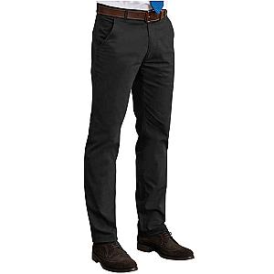 Brook Taverner Miami Slim Fit Chino Trousers - Black