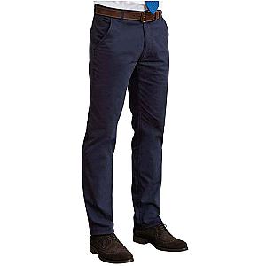 Brook Taverner Miami Slim Fit Chino Trousers - Navy