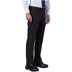 Brook Taverner Tours Tailored Fit Cargo Trousers - Black