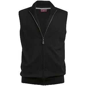 Brook Taverner Lincoln Knitted Zip Gilet - Black