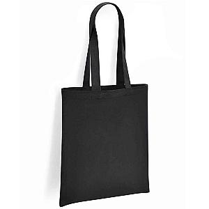 Brand Lab Organic Cotton Long Handle Shopper - Black
