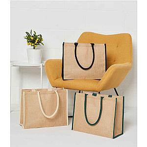 Brand Lab Jute Tipped Shopper - Natural/Cream