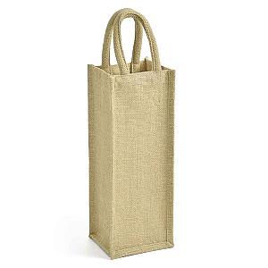 Brand Lab Jute Bottle Bag - Natural