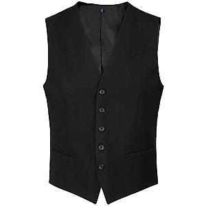 NEOBLU Max Suit Waistcoat - Deep Black