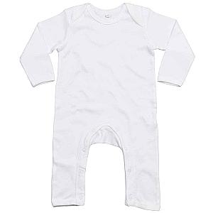 BabyBugz Baby Rompersuit - White