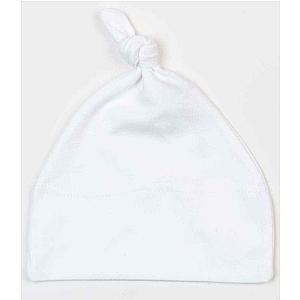 BabyBugz Baby Knotted Hat - White