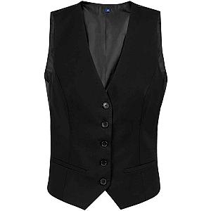 NEOBLU Ladies Max Suit Waistcoat - Deep Black