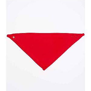 BabyBugz Bandana Bib - White/Red