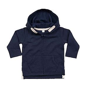BabyBugz Baby Zipped Hoodie - Nautical Navy