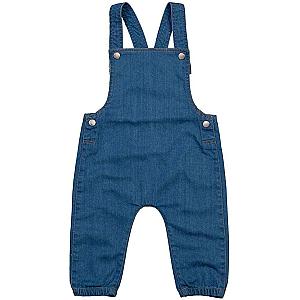 BabyBugz Baby Rocks Denim Dungarees - Denim Blue