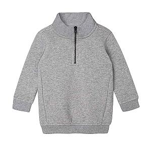 BabyBugz Baby 1/4 Zip Sweatshirt - Heather Marl