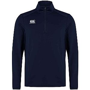 Canterbury Club Zip Neck Mid Layer Training Top - Navy