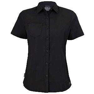 Craghoppers Expert Ladies Kiwi Short Sleeve Shirt - Black