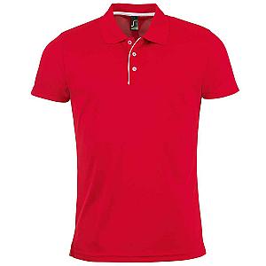 SOL'S Performer Piqué Polo Shirt - Red