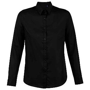 NEOBLU Ladies Blaise Long Sleeve Shirt - Deep Black