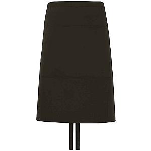 Dennys Polyester Waist Apron with Pocket - Black