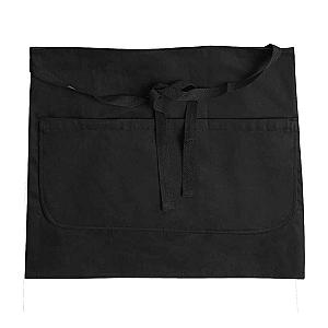 Dennys Bar Apron with Pocket - Black