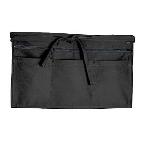 Dennys Zip Pocket Apron - Black