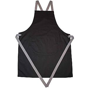 Dennys Cross Back Apron - Black