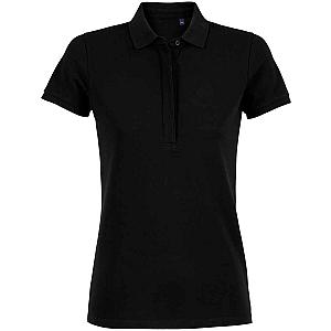 NEOBLU Ladies Owen Piqué Polo Shirt - Deep Black