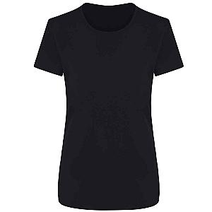 Ecologie Ladies Ambaro Recycled Sports T-Shirt - Jet Black
