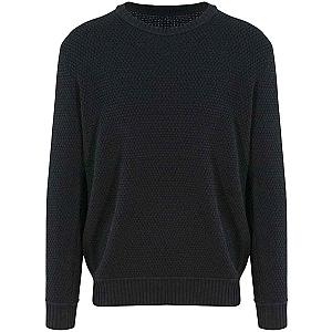Ecologie Unisex Taroko Sustainable Crew Neck Sweater - Black