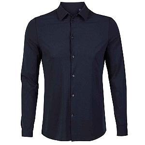 NEOBLU Balthazar Jersey Long Sleeve Shirt - Night Blue