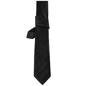 NEOBLU Tommy Plain Club Tie - Deep Black