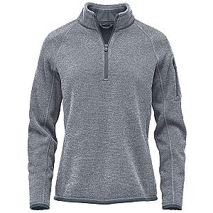 Stormtech Ladies Avalante 1/4 Zip Fleece - Granite Heather
