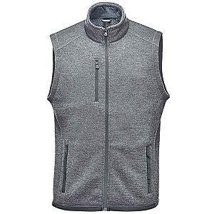 Stormtech Avalante Full Zip Knitted Fleece Gilet - Granite Heather